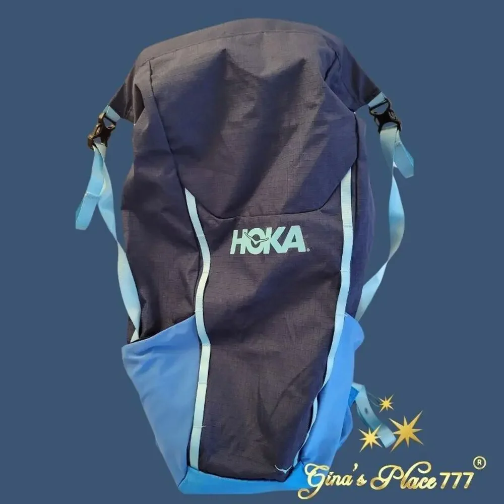 Hoka All Gender Large Logo Backpack Navy Blue